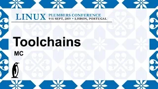 LPC2019 - Toolchains - MC