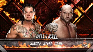 WWE 2k16 Личное первенство Hell in a Cell первый тур Baron Corbin - Batista