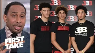 Lonzo Ball, younger brothers 'appear to be estranged' from LaVar - Stephen A. | First Take