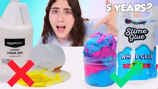 DOES SUPER OLD GLUE MAKE SLIME