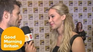 Jennifer Lawrence At Comic-Con | Good Morning Britain