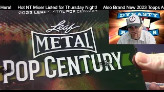 HOT CASE 2023 Leaf Metal Pop Century 12 Box Case Break #1   Sports Cards