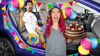 TRANSFORMAMOS NOSSO CARRO EM UMA FESTA DE ANIVERSÁRIO | Gabriel e Shirley 2.0