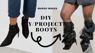 DIY BOOTS| Y PROJECT BOOTS| HOW TO COVER BOOTS WITH FABRIC