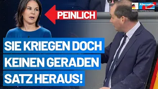 Norbert Kleinwächter arbeitet sich an Baerbock ab! - AfD-Fraktion im Bundestag