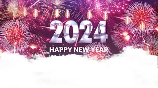 Happy New Year 2024 Wishes Greetings Best NEW YEAR COUNTDOWN 60 sec TIMER with sound effects