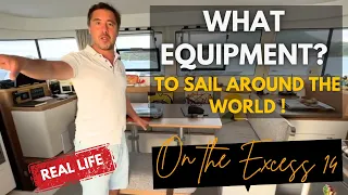 Prepare your catamaran to sail around the world : from production boat to real blue-water cruiser