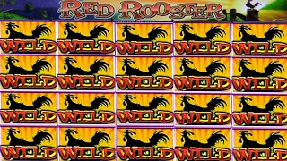 ★★JACKPOT HANDPAY★★$500 BETS★★RED ROOSTER HIGH LIMIT SLOT MACHINE BUENO DINERO MUSEUM SLOTS IGT