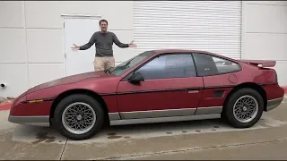 Pontiac Fiero был среднемоторной спортивной машиной GM 80-х