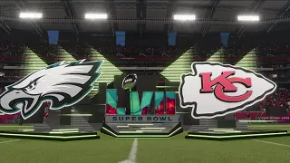 Eagles vs Chiefs Re-simulation Superbowl