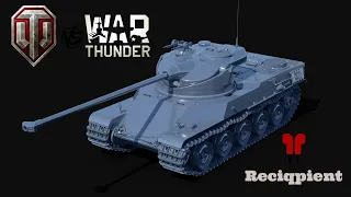 AMX 50 100 в World Of Tanks | VS | AMX 50 100 в War Thunder.