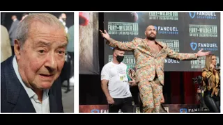 TYSON FURY LEFT COMPLETELY BAFFLED, BOB ARUM ABSOLUTELY RAGING AS FACE OFF WITH WILDER IS CANCELLED