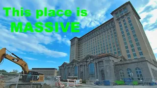 Michigan Central Station🔥Street Views🚧Update: 10/12/22🚧Opening mid 2023   4K