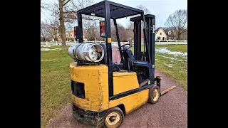 Forklift Yale, 4,000 lb Capacity, GLC040 Small Chassis,