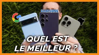 Samsung Galaxy S24 Ultra VS Google Pixel 8 Pro VS iPhone 15 Pro Max : Quel est le meilleur ?