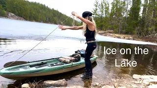 This Was Crazy!  ~ Alone on a Remote Iced Lake