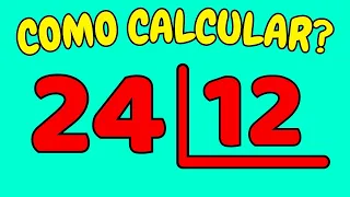 COMO CALCULAR 24 DIVIDIDO POR 12?| Dividir 24 por 12