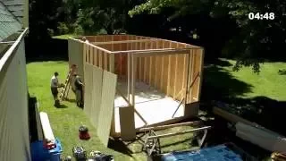 14x24 Shed Build Timelapse