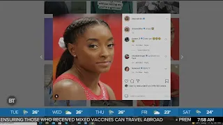 U.S. Gymnast Simone Biles Withdraws from Olympic Team Competition