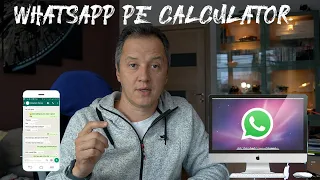 WhatsApp pe calculator? Web WhatsApp in browser.