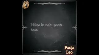 Mera Pyar Mujhse Rootha - Kalakaar - Pooja & Leo