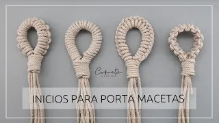 4 Inicios de porta macetas SIN ARO