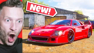 I found an Abandoned Ferrari F40 Supercar in Forza Horizon 5!! (Barn Find)