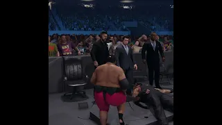 Yokozuna Hits Chokeslam To The The Undertaker | #wwe #shorts #gaming