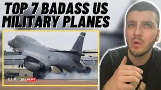 British Reacting To Top 7 Badass Planes of the US Military