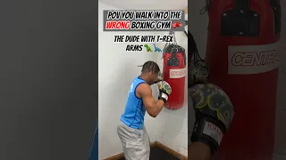 POV YOU WALK INTO THE WRONG BOXING GYM 🥊