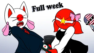 Friday Night Funkin' VS Cloud [ countryhumans ] japan vs vietnam