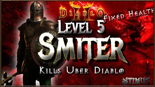 World First Level 5 Paladin vs Hell Diablo Clone - 87 Less Life - Diablo 2 Resurrected