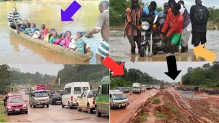 5th October 2023: One confirmed de@d as FL00DS hit Atafoa Owabi River in Kumasi in Ghana.