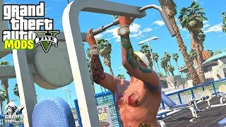 FRANK'S FITNESS GYM!!! (REAL LIFE MODS) GTA 5 MODS