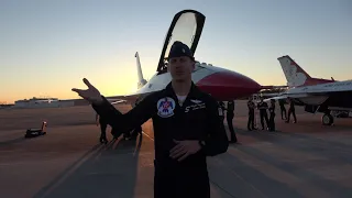 USAF Thunderbirds Super Bowl Interview with Major Matt Kimmel