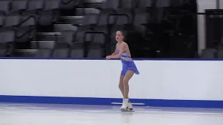 2022 Excel National Intermediate excel ladies FS. 4th place