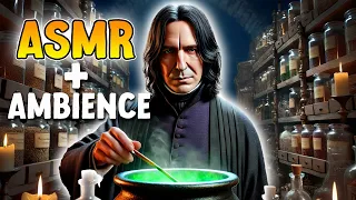 ASMR You Brew Potions Next to Snape in Hogwarts Dungeon