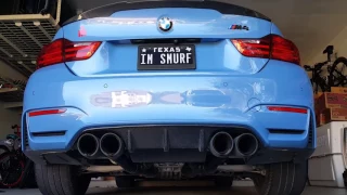 BMW M4 Remus Exhaust and Autowerke mid pipes cold start