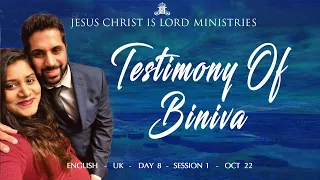 Testimony of Biniva | UK Retreat | Day 8 | Session 1 | Somerset | 17th October 2022