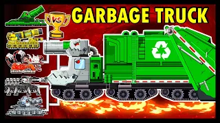 Garbage Truck VS Monster Tank | WOT | Мультики про танки | Arena Tank Cartoon