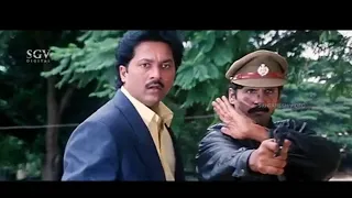 Super Climax Scene Of Thrishakthi Kannada Movie | Thriller Manju | Vinod Alva