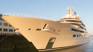 Yacht Dilbar in Bremen - Biggest Yacht in the World