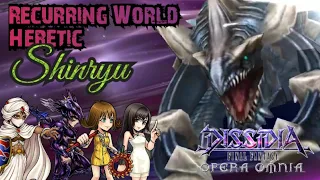 [DFFOO:GL] Recurring World Heretic Shinryu with Rinoa, Selphie & Minwu feat Kain (8turns)