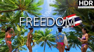 🔥 Freedom Beach! Thailand's Hidden Paradise: Phuket 2024 - ⁴ᴷ (HDR)