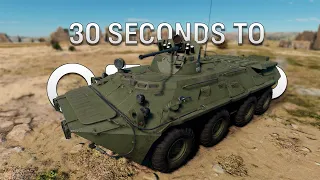 30+18-ти секундный обзор БТР-80А в War Thunder #warthunder