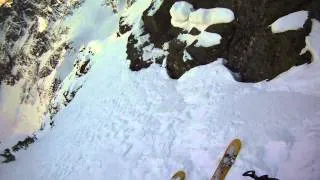 Gronskeho ramp (original) / Gronskeho lávka (originál) - steep skiing - The High Tatras