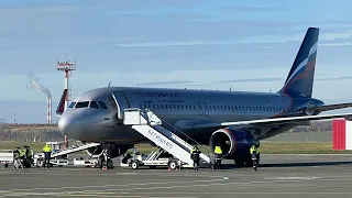 Взлет и посадка Аэрофлот Airbus A321 из аэропорта Бегишево (Нижнекамск) в Шереметьево