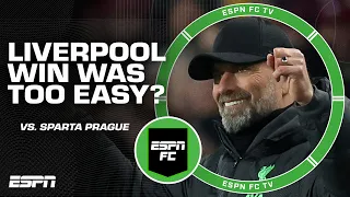 TOO EASY 🤷‍♂️ Steve Nicol reacts to Liverpool's 5-1 win vs. Sparta Prague | ESPN FC