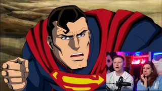 Реакция на Супермен против Супермена | встреча с Лоис | Лига справедливости - боги среди нас