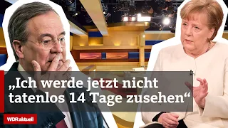 Merkel kritisiert Corona-Notbremse in NRW | WDR aktuell